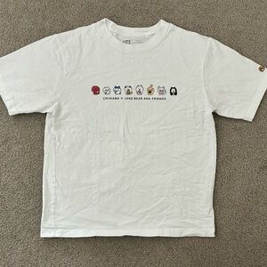 Chikawa Uniqlo white shirt